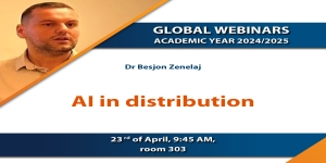 GLOBAL WEBINARS – GUEST SPEAKER DR. BESJON ZENELAJ